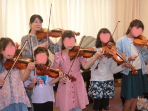 バイオリン、先生と生徒