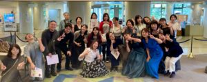 発表会始まる前の打ち合わせの時の集合写真